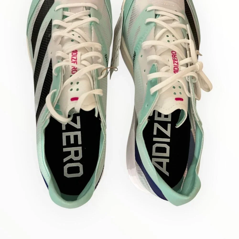 Adidas Adizero Adios 7 M Running Shoes Mint Sneaker Style GV9059 Men Size 10 US - Picture 16 of 16